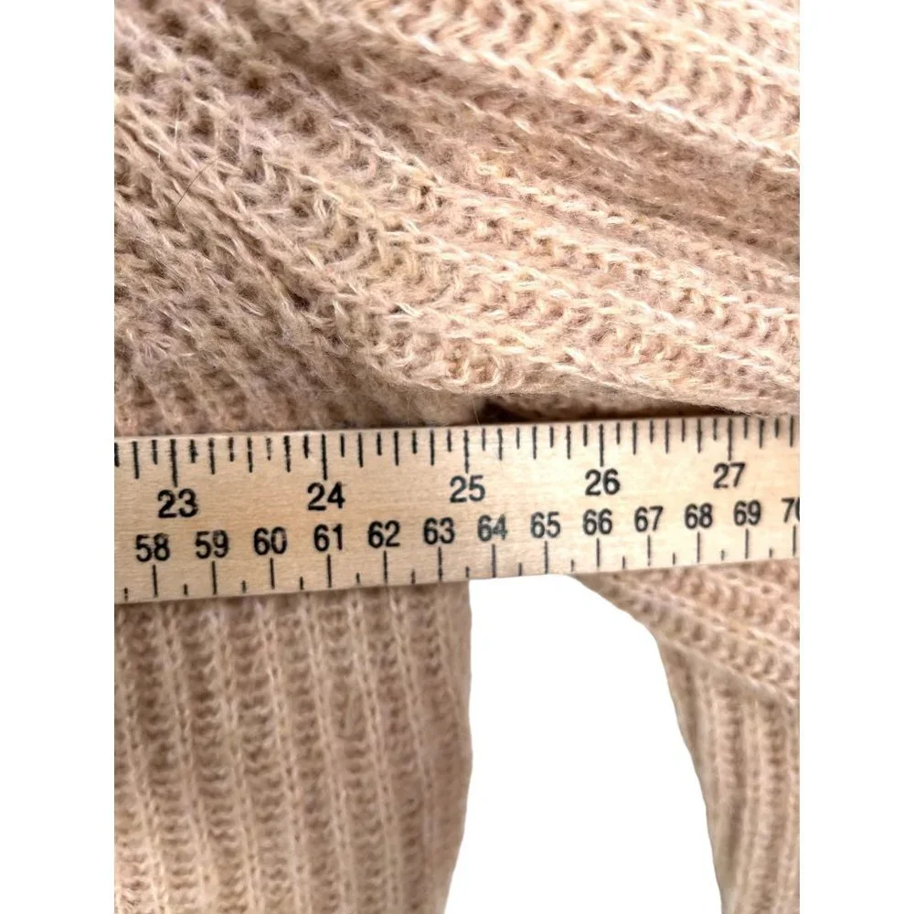 Point‎ Sur J. Crew wool blend Ribbed Turtle Neck Sweater Pullover Sz XL